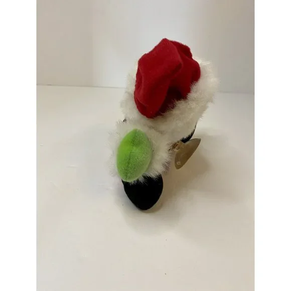 Christmas Santa Claus Window Cling Suction Cup Plush Holiday 1988 Dakin‎ Vintage - Picture 5 of 11